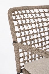 Кресло плетеное с подушкой Garden Relax Canar антрацит