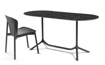 Столешница овальная Compact Laminate для подстолья Tripe Double