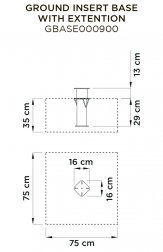 База для крепления зонта в грунт Base 4.7 кг-thumbs-Фото3