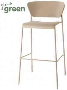 Lisa Technopolymer Go Green Стул пластиковый полубарный