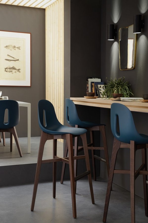 Стул полубарный пластиковый Chairs & More Gotham W-SG-65