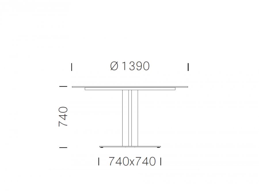 Стол ламинированный Inox Table