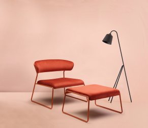 Пуф с обивкой Lisa Lounge Pouf