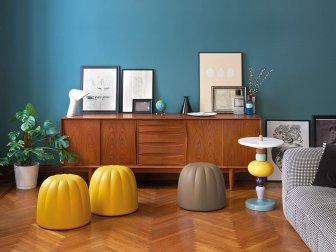 Пуф пластиковый мягкий Gelee Pouf Standard