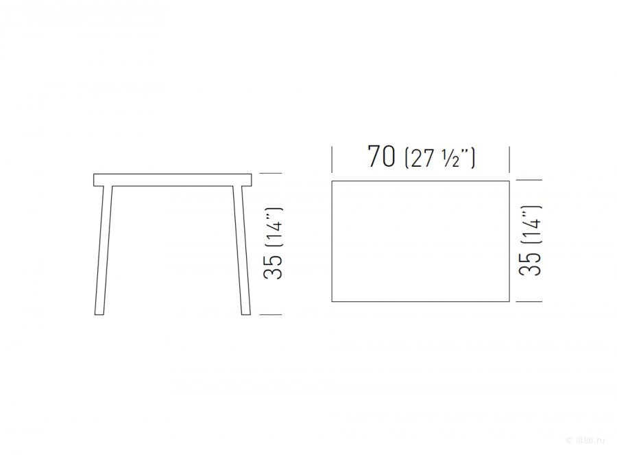 Стол ламинированный кофейный Stefanino