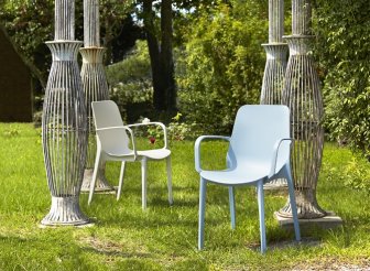 Кресло пластиковое Scab Design Ginevra лен