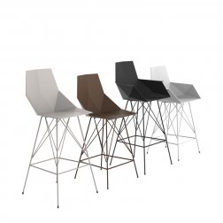 Кресло пластиковое полубарное Vondom Faz Basic белый