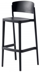 Стул пластиковый барный Gaber Abuela Stool 77 черный