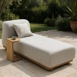 Столик деревянный для лежака Rule Teak