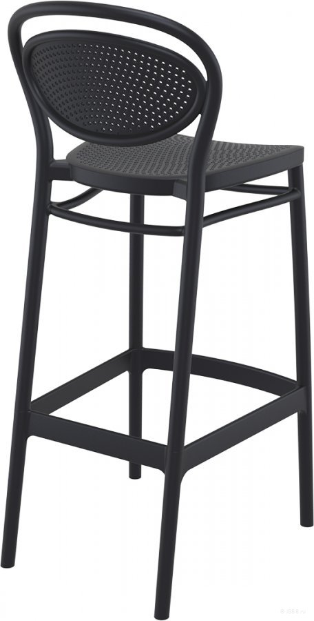 Стул пластиковый барный Siesta Contract Marcel Bar 75 черный