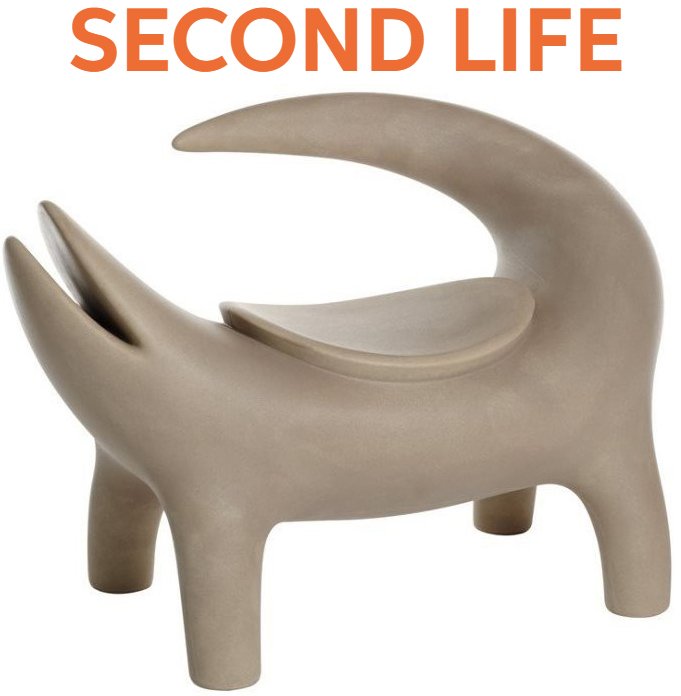 Стул из биопластика Kroko Second Life