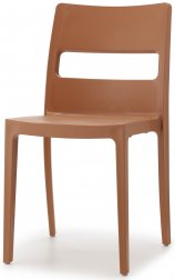 Стул пластиковый Scab Design Sai терракотовый