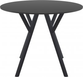 Стол пластиковый Max Table Ø90, черный, Ø900х740 мм