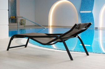 Шезлонг-лежак металлический Wellness