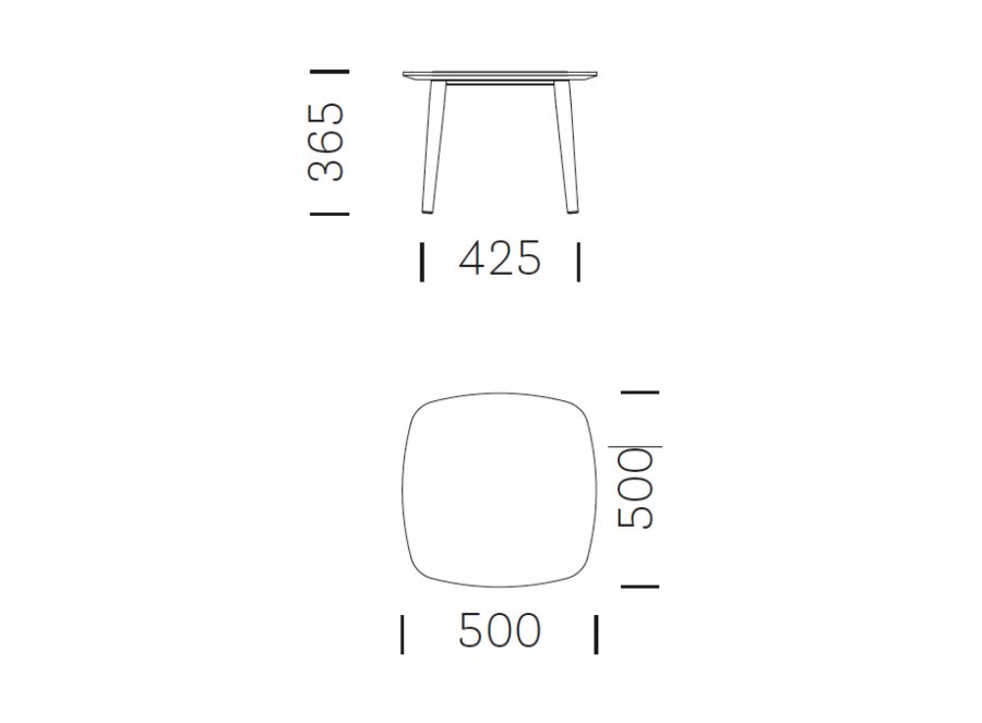 Столик журнальный Malmo Marble