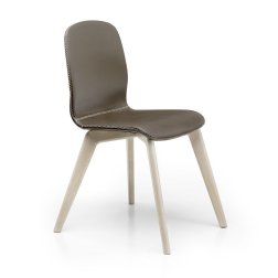 Стул с обивкой Glamour Wood Up