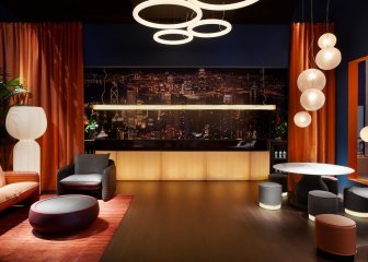Стойка пластиковая барная светящаяся Cordiale Art Deco Lighting