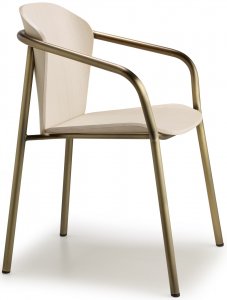 Finn Metal Wood Кресло деревянное