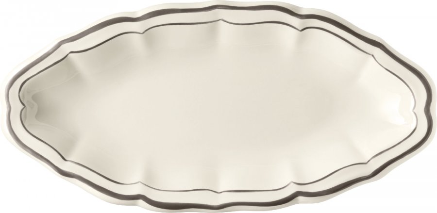 Блюдо овальное Filet Taupe