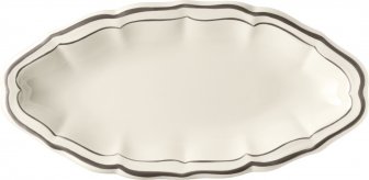 Блюдо овальное Filet Taupe