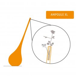 Ваза пластиковая светящаяся Ampoule XL RGBW IN/OUT