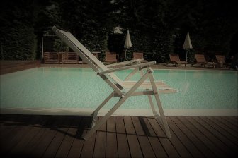 Кресло-шезлонг текстиленовое складное Marinella