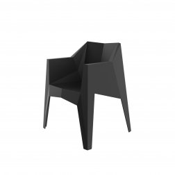 Кресло пластиковое Vondom Voxel Basic черный