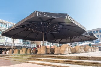 Зонт профессиональный телескопический 9х9 м Golia 200