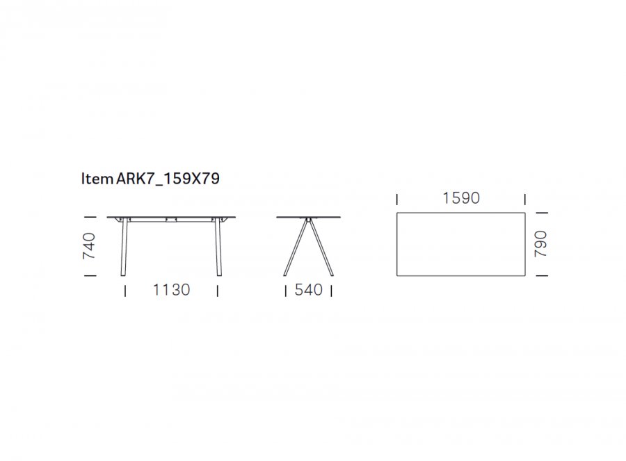 Стол ламинированный Arki-Desk Wood