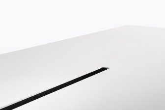 Стол с каналом для протяжки проводов Arki-Table CC Wood