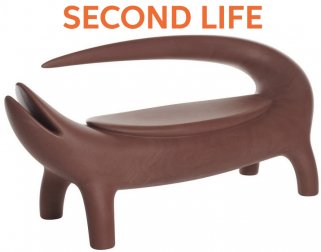 Диван из биопластика Big Kroko Second Life