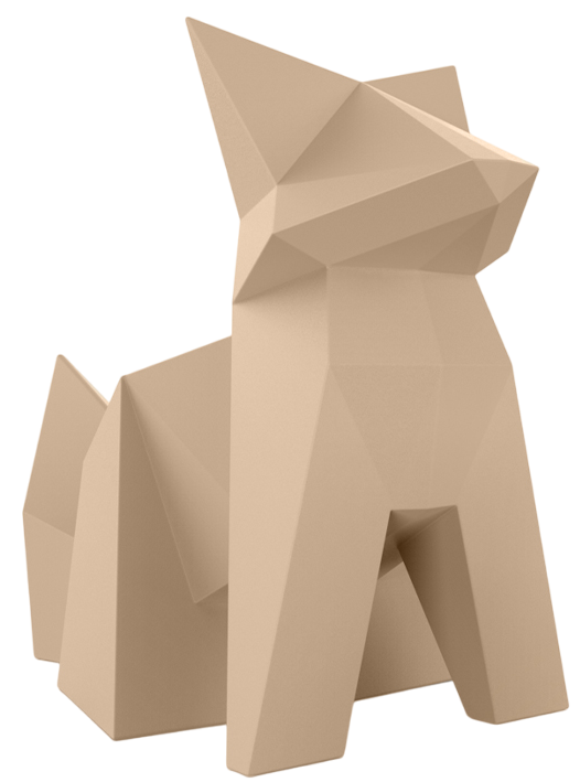Фигура дизайнерская пластиковая Origami Kitsune Basic