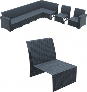 Monaco Lounge Extension Part Модуль дополнительный для дивана