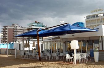 Зонт профессиональный двухкупольный 2.5х5 м Gemelli Split