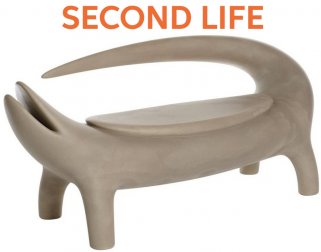 Диван из биопластика Big Kroko Second Life