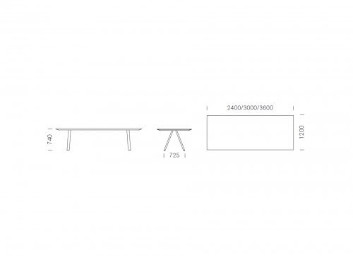 Стол ламинированный Arki-Table Outdoor