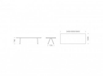 Стол ламинированный Arki-Table Outdoor