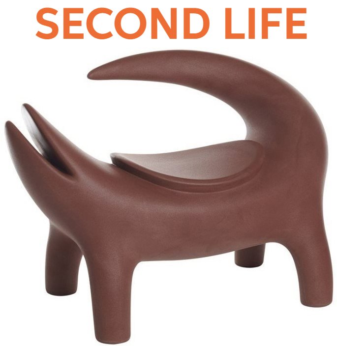 Стул из биопластика Kroko Second Life