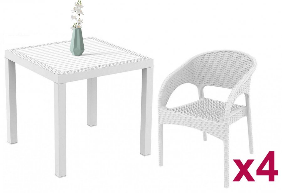 Комплект пластиковой мебели Orlando 80 Panama