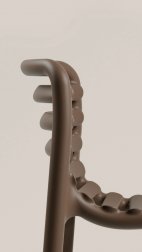 Стул пластиковый барный Nardi Doga Stool табак