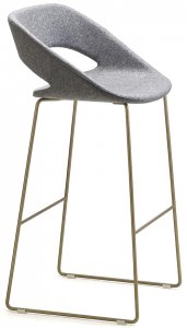 Kabira Fabric ST Кресло барное с обивкой
