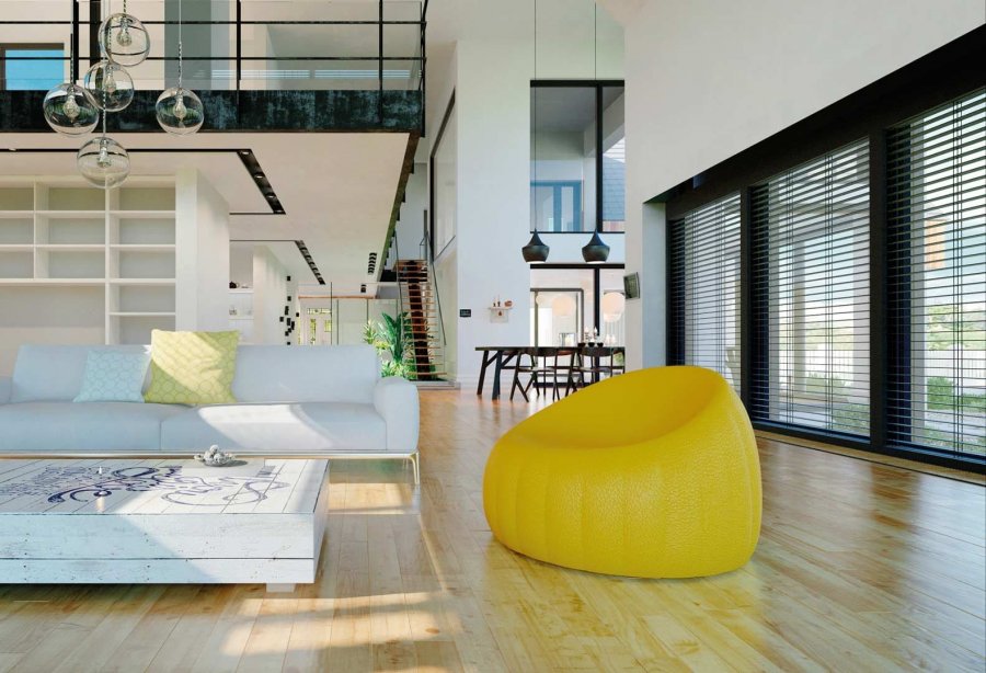Кресло пластиковое мягкое Gelee Lounge Standard