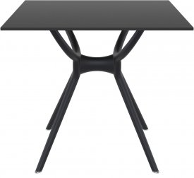 Стол пластиковый Air Table 80, черный, 800х800х740 мм