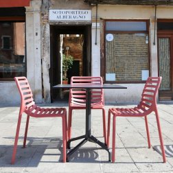 Стул пластиковый Nardi Doga Bistrot марсала