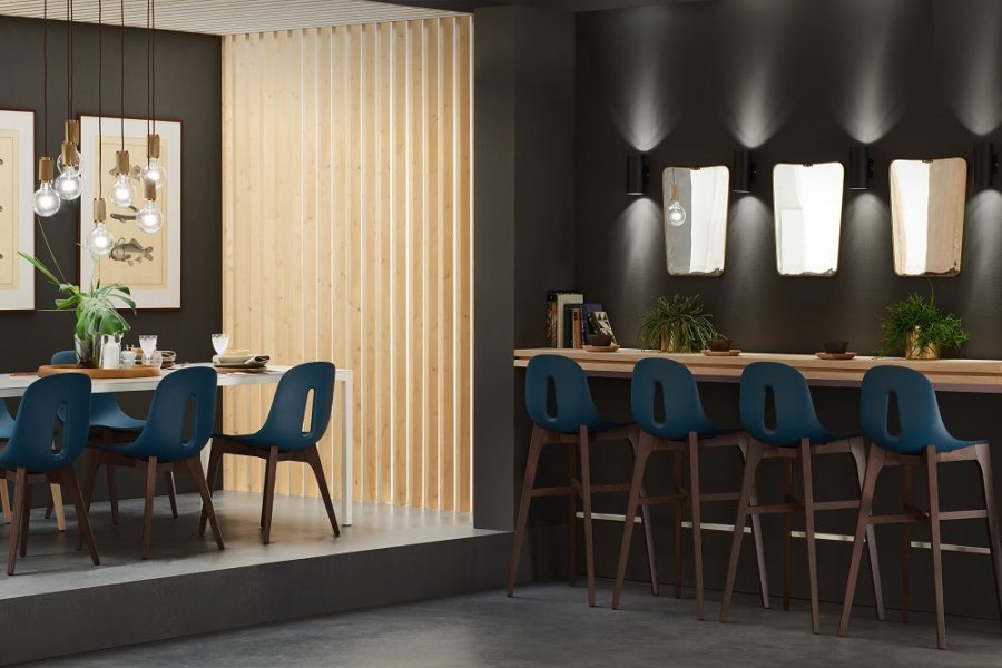 Стул полубарный пластиковый Chairs & More Gotham W-SG-65