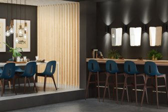 Стул полубарный пластиковый Chairs & More Gotham W-SG-65