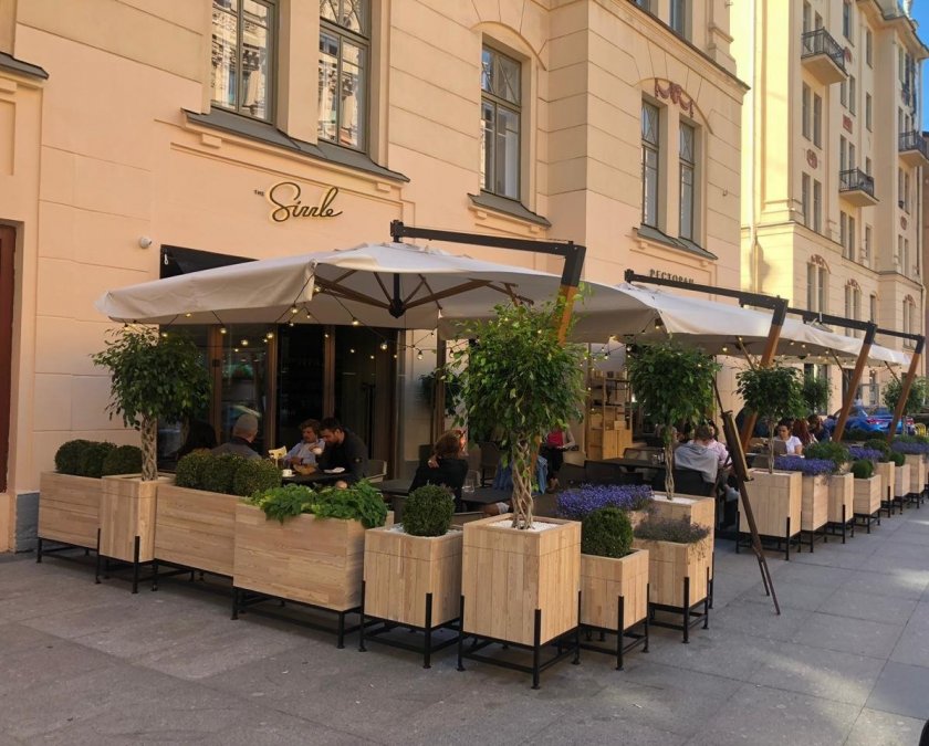 Зонт профессиональный 3х3 м Palladio Braccio
