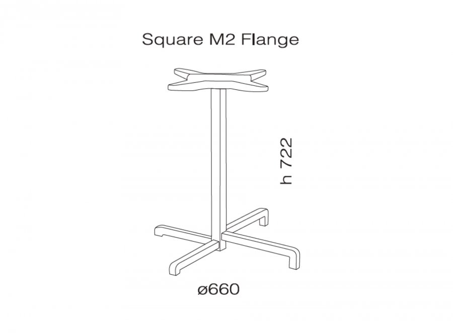Подстолье металлическое складное Step 321