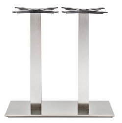 Подстолье металлическое двойное Inox