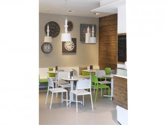 Стул пластиковый Nardi Riva Bistrot белый